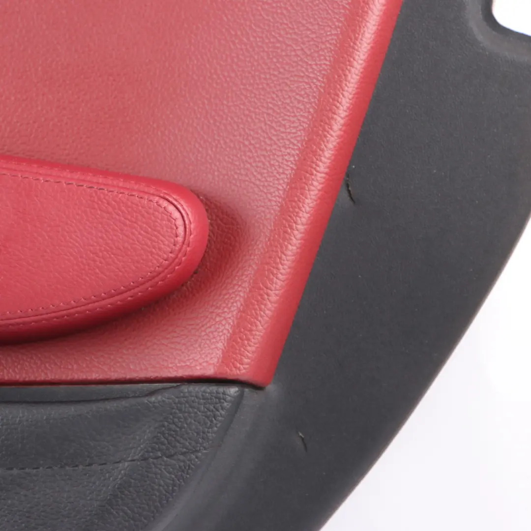 Door Card Mercedes SLK R171 Convertible Front Right O/S Leather Nappa Red Lining