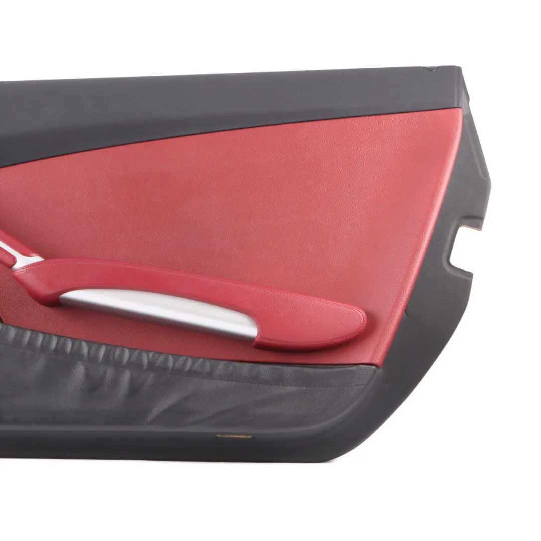 Door Card Mercedes SLK R171 Convertible Front Right O/S Leather Nappa Red Lining