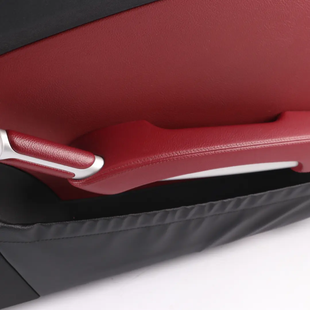 Door Card Mercedes SLK R171 Convertible Front Right O/S Leather Nappa Red Lining