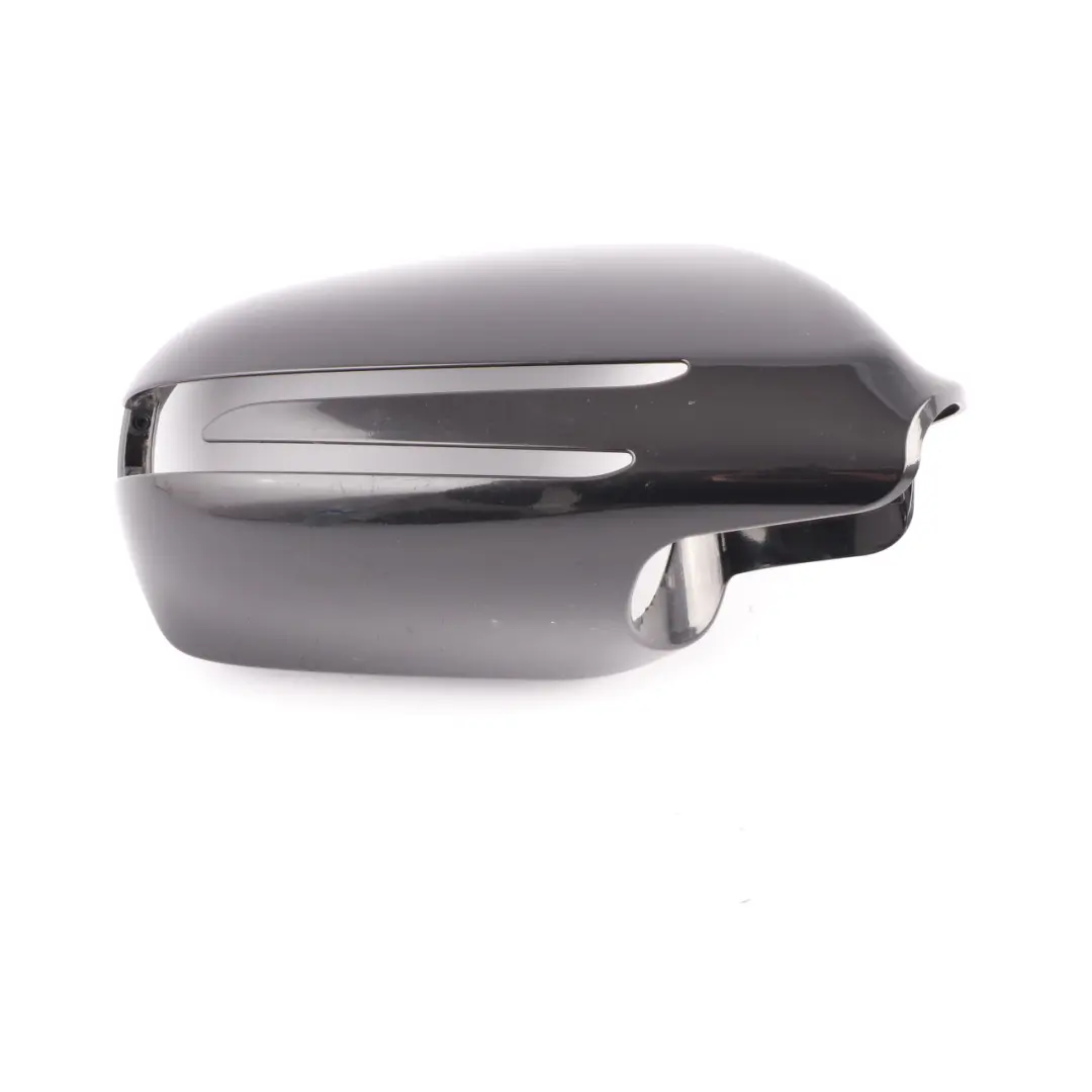 Wing Mirror Cover Mercedes R171 CL203 C219 Right O/S Cap Obsidian Black - 197