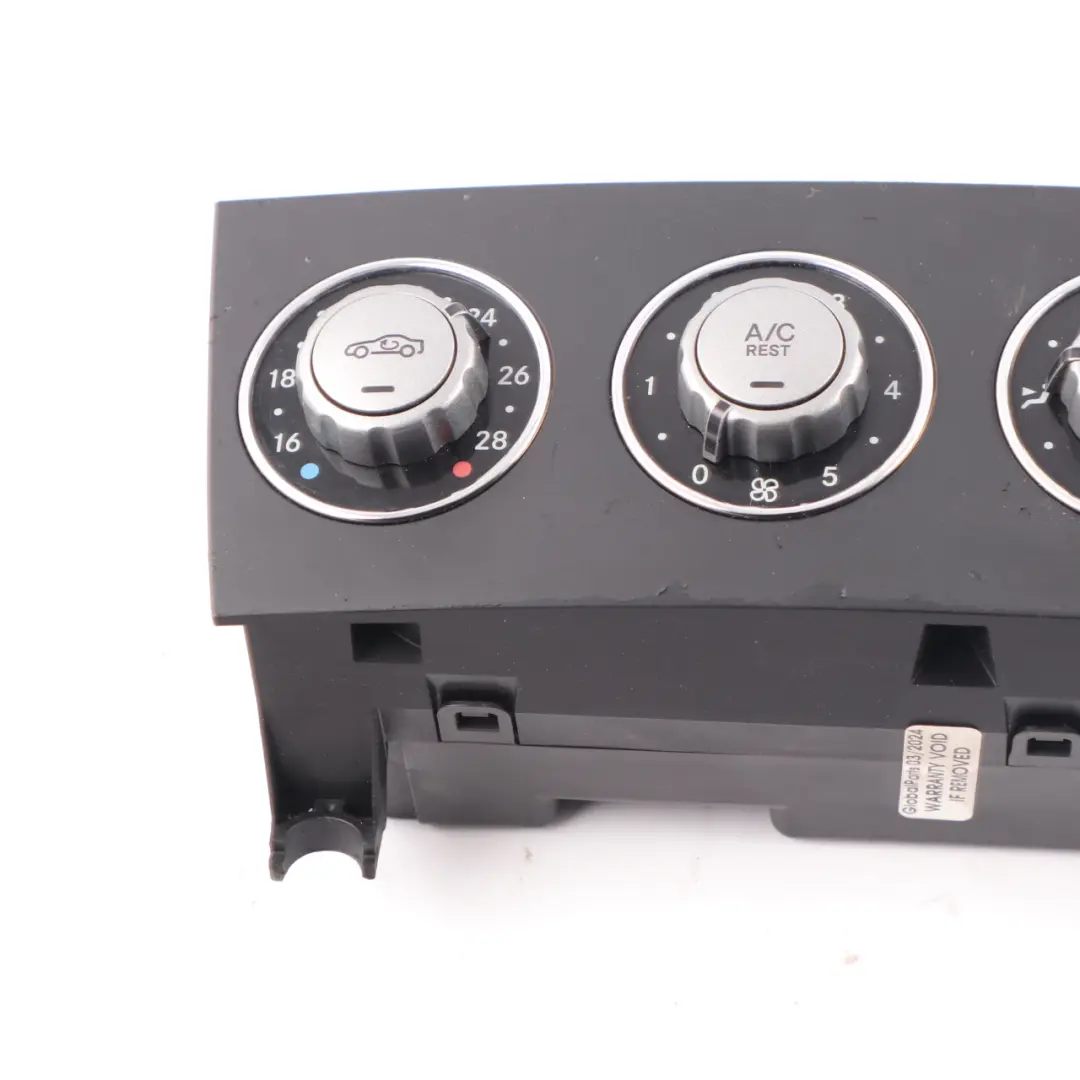 Mercedes SLK R171 AC Air Conditioning Climate Control Switch Panel A1718301085