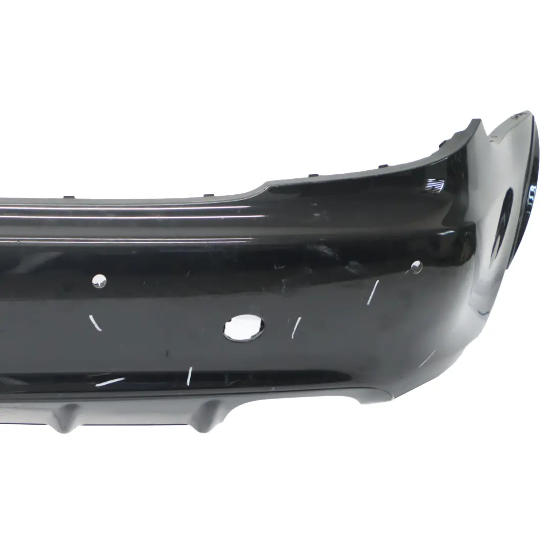 Mercedes SLK R171 Rear Bumper Trim Panel Covering Sport Obsidian Black - 197