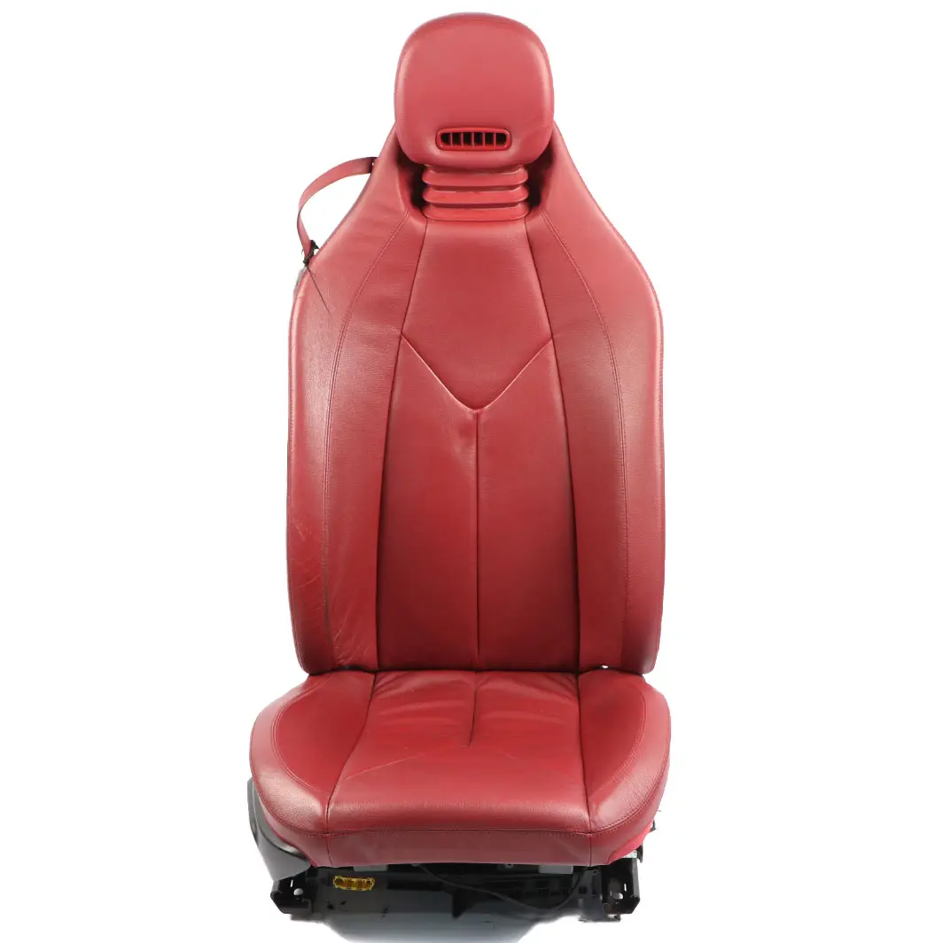 Front Seat Mercedes R171 Right O/S Heated Leather Nappa Semi-Aniline Red Memory