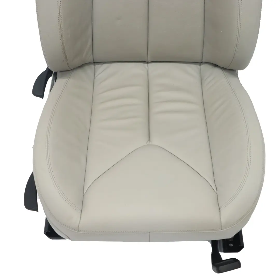 Vorne Sitz Mercedes R171 Rechts Heizung Leder Nappa Semi-Anilin Grau