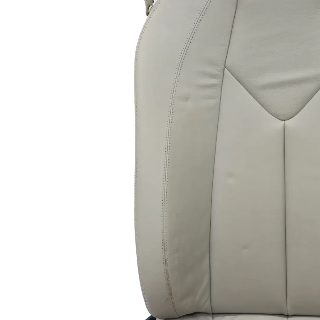 Vorne Sitz Mercedes R171 Rechts Heizung Leder Nappa Semi-Anilin Grau