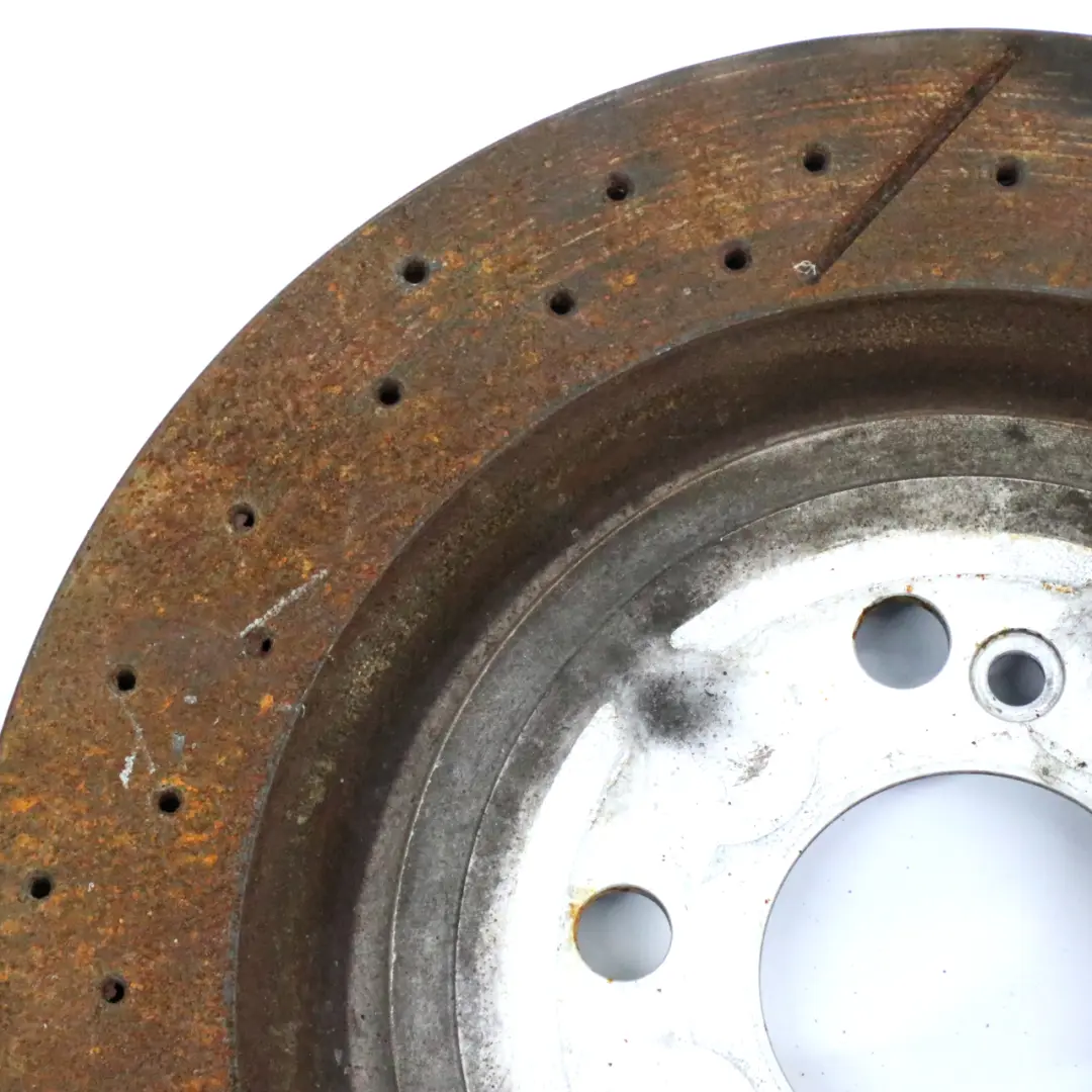 Mercedes r172 Brake Disc Set Rear Left Right Wheel N/O/S Perforated Braking Unit