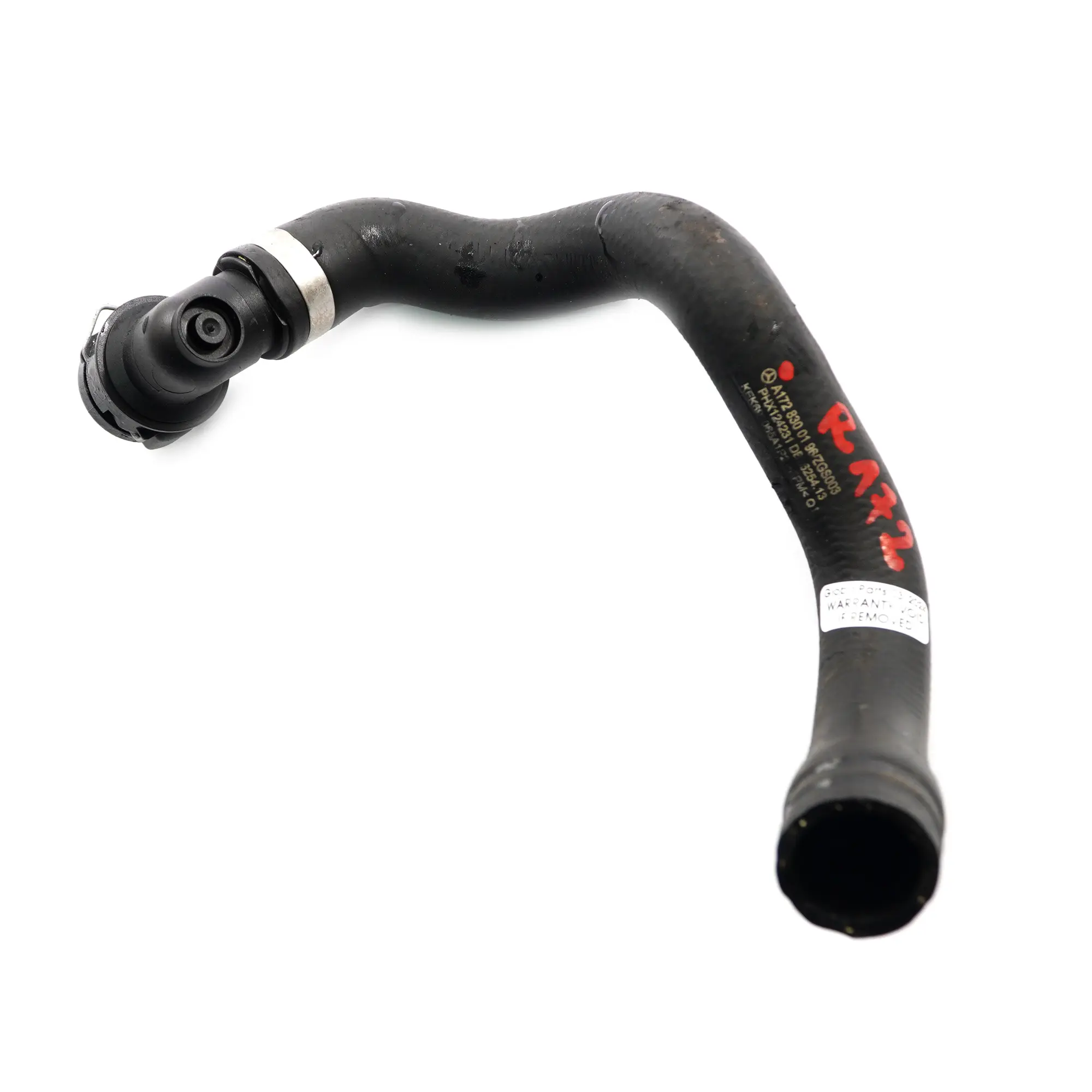 Coolant Hose Mercedes SLK Roadster  R172 Petrol M271 Heater Line A1728300196