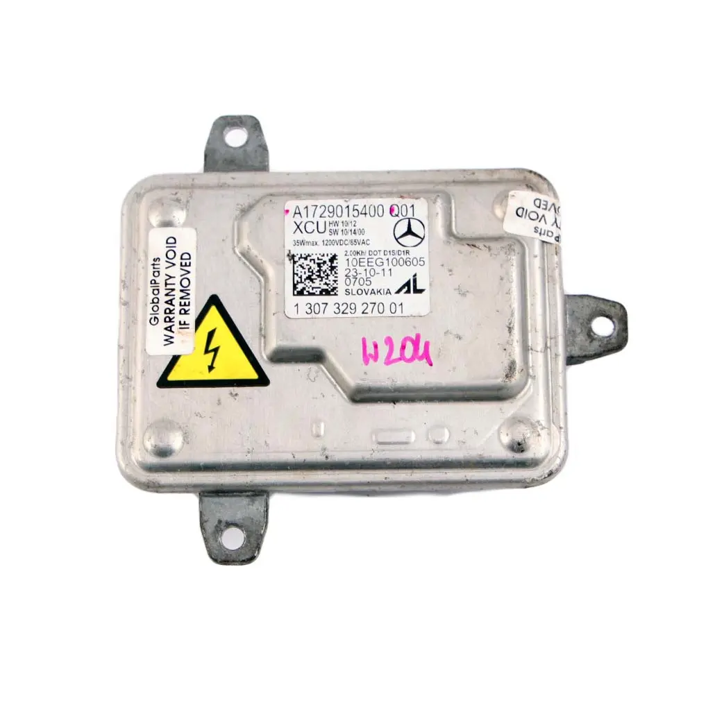 Mercedes W204 Xenon Headlight Ballast Control Unit Module A1729015400