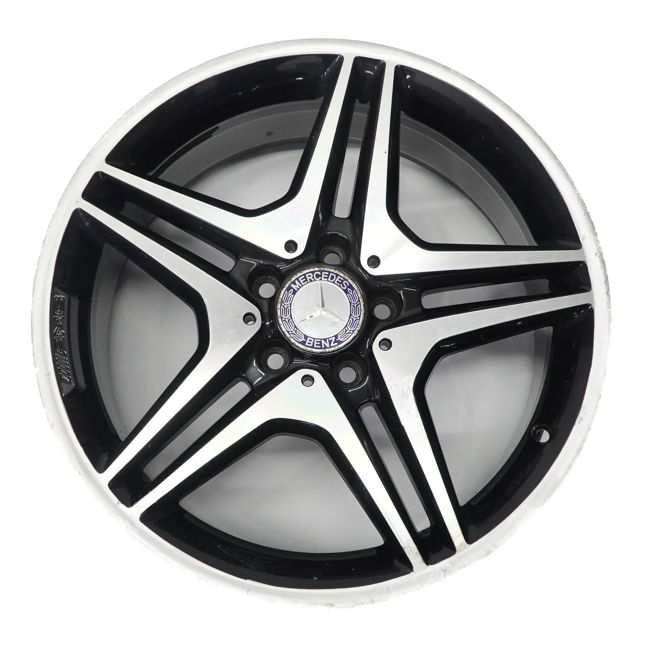 Mercedes W176 W246 AMG Wheel Alloy Rim 18" 5 Double Spoke ET:52 7.5J A1764010302