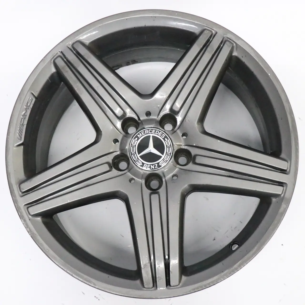 Mercedes W176 AMG Grey Wheel Alloy Rim 18" 5 Double Spoke ET:48 8J A1764010402