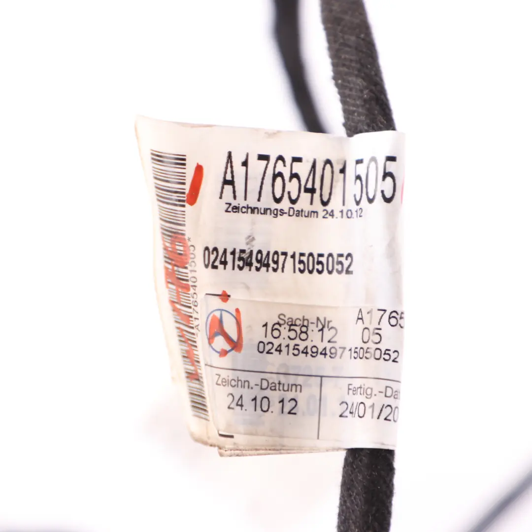 Mercedes C117 W176 Interior Centre Console Cable Wiring Loom A1765401505