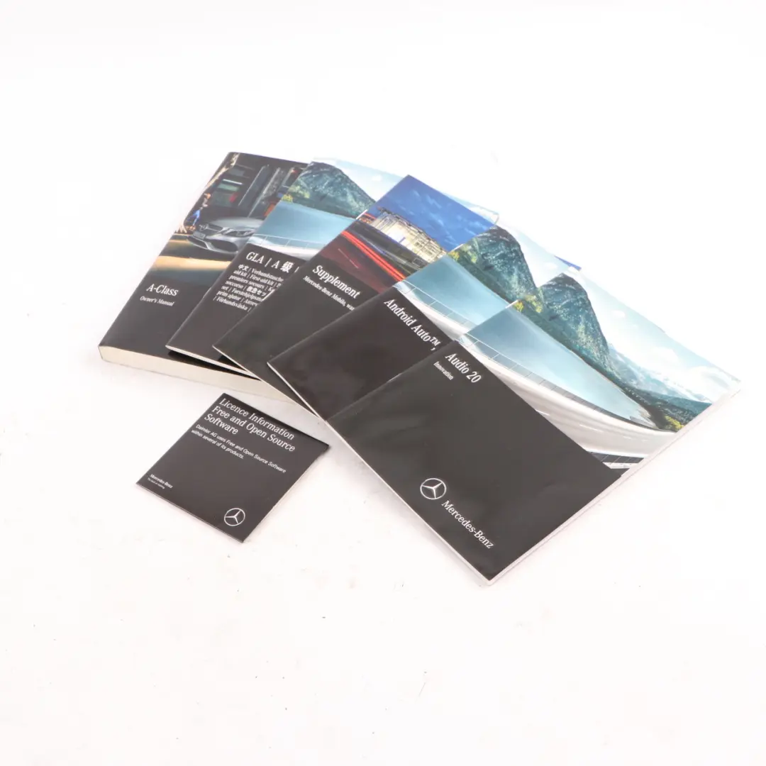 Mercedes W176 Owner's Handbook Service Booklet Slipcase Pouch Case Wallet