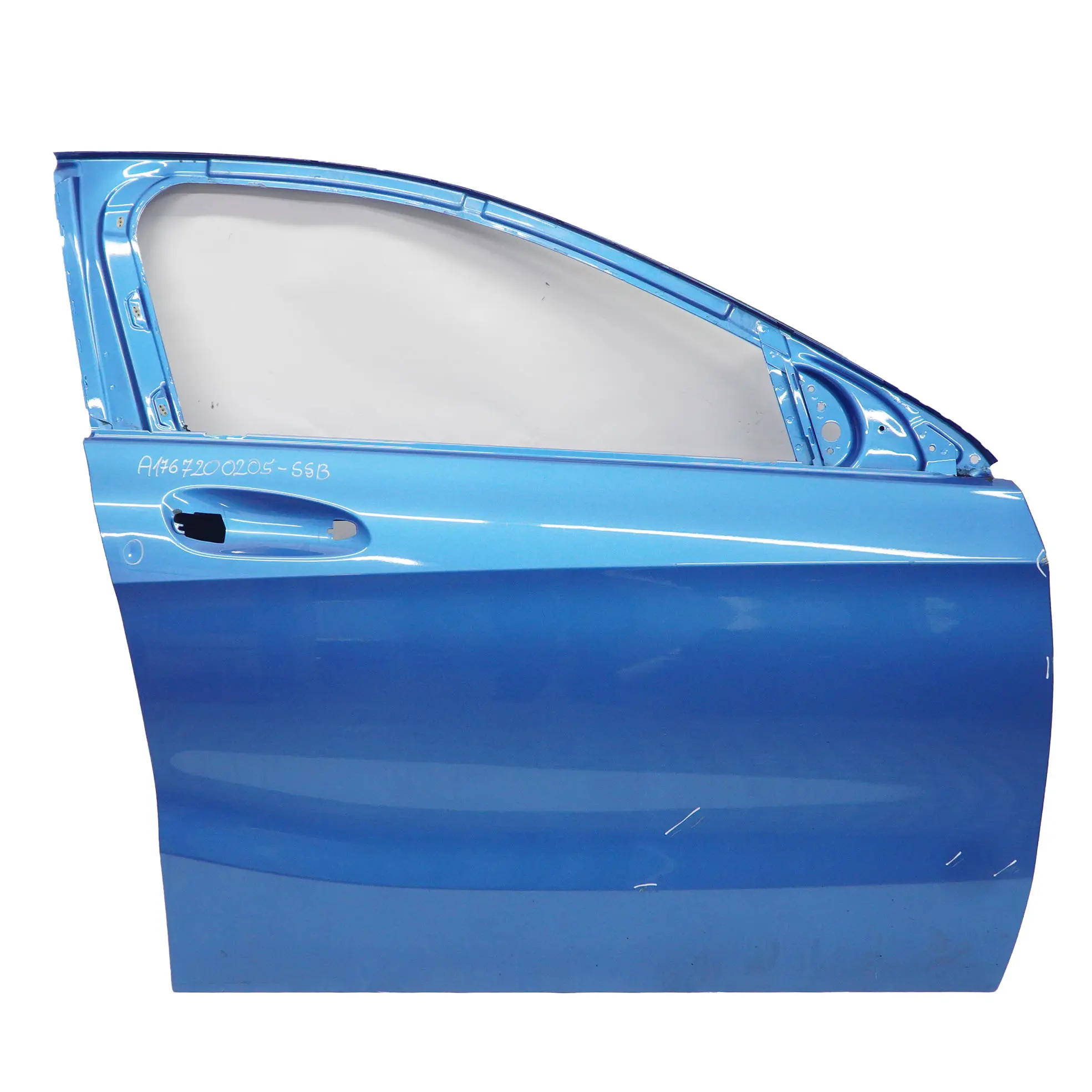 Mercedes W176 Door Front Right A-Class South Seas Blue Metallic - 162