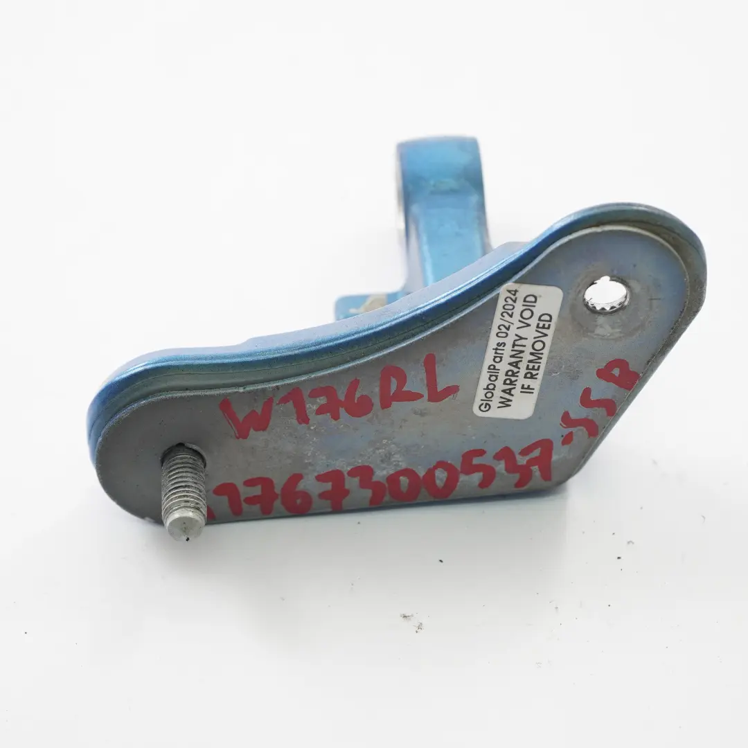 Mercedes W176 Rear Left N/S Door Top Upper Hinge South Seas Blue - 162