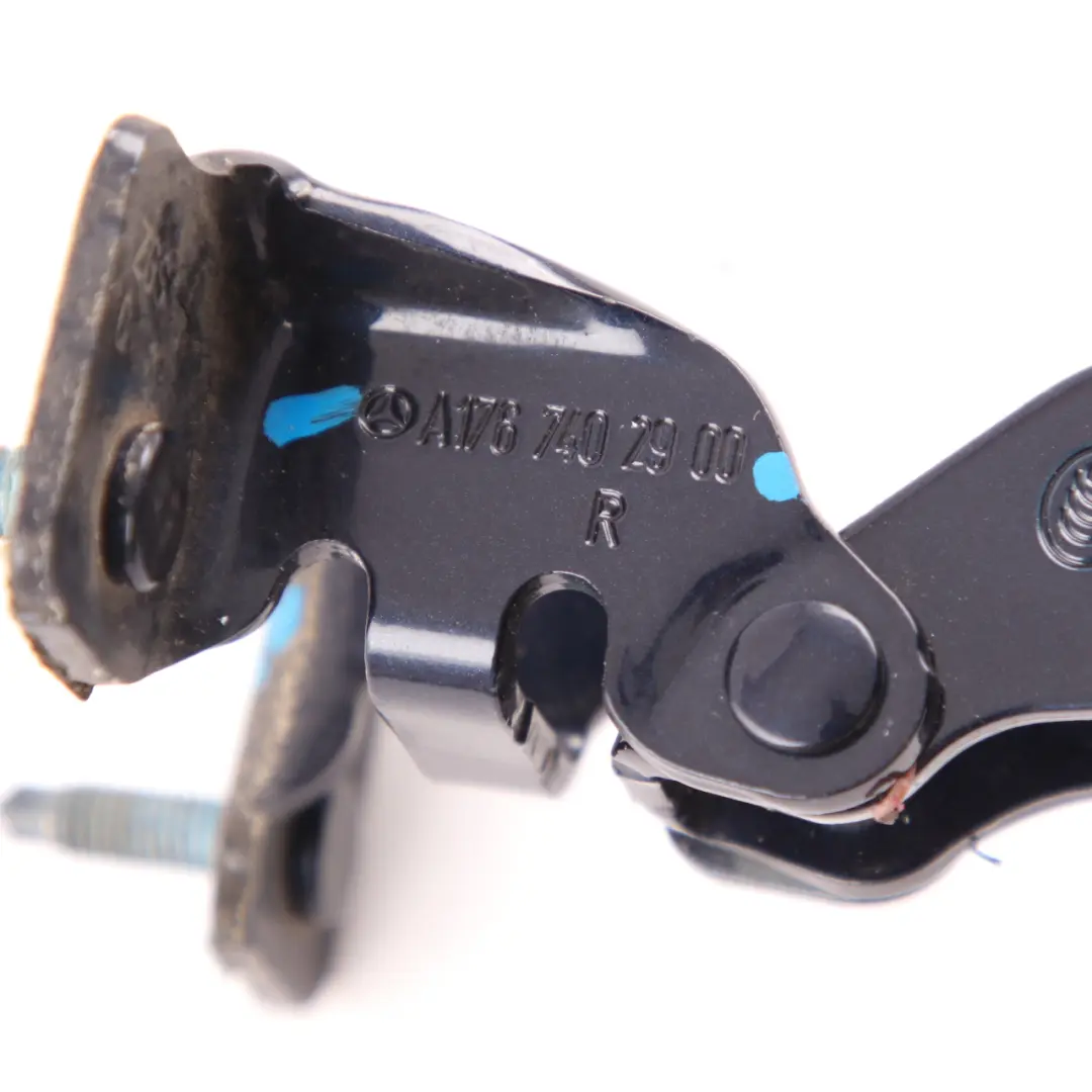 Trunk Hinge Mercedes W176 Rear Boot Lid Right O/S Cavansite Blue 890 A1767402900