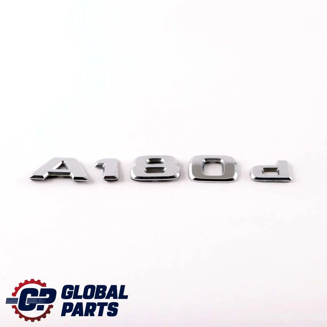 Mercedes-Benz A W176 Rear Trunk Tailgate Adhered Emblem Lettering A180d A 180 d