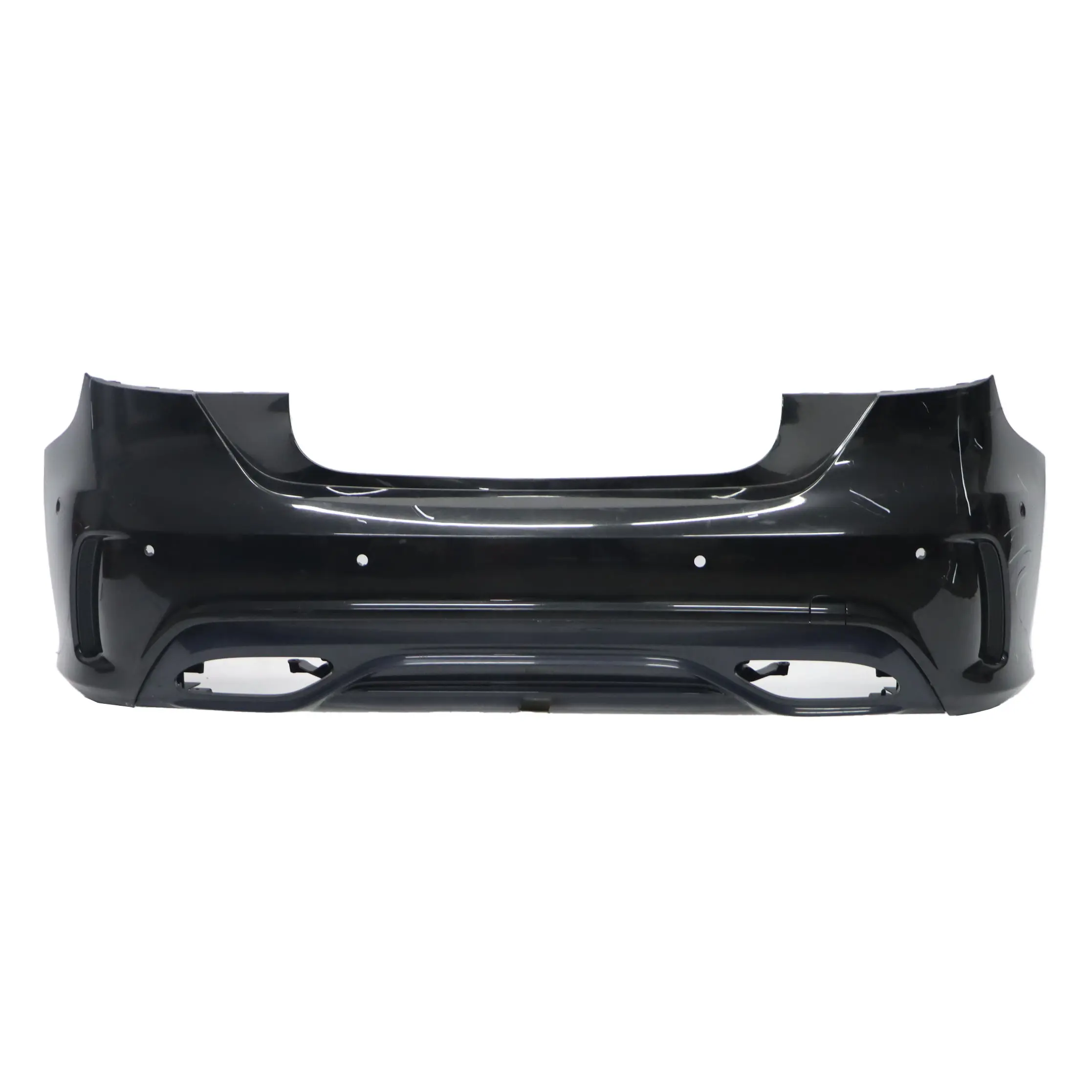 Mercedes W176 Bumper Rear Trim Panel Cover AMG Kosmos Cosmic Black Metallic 191