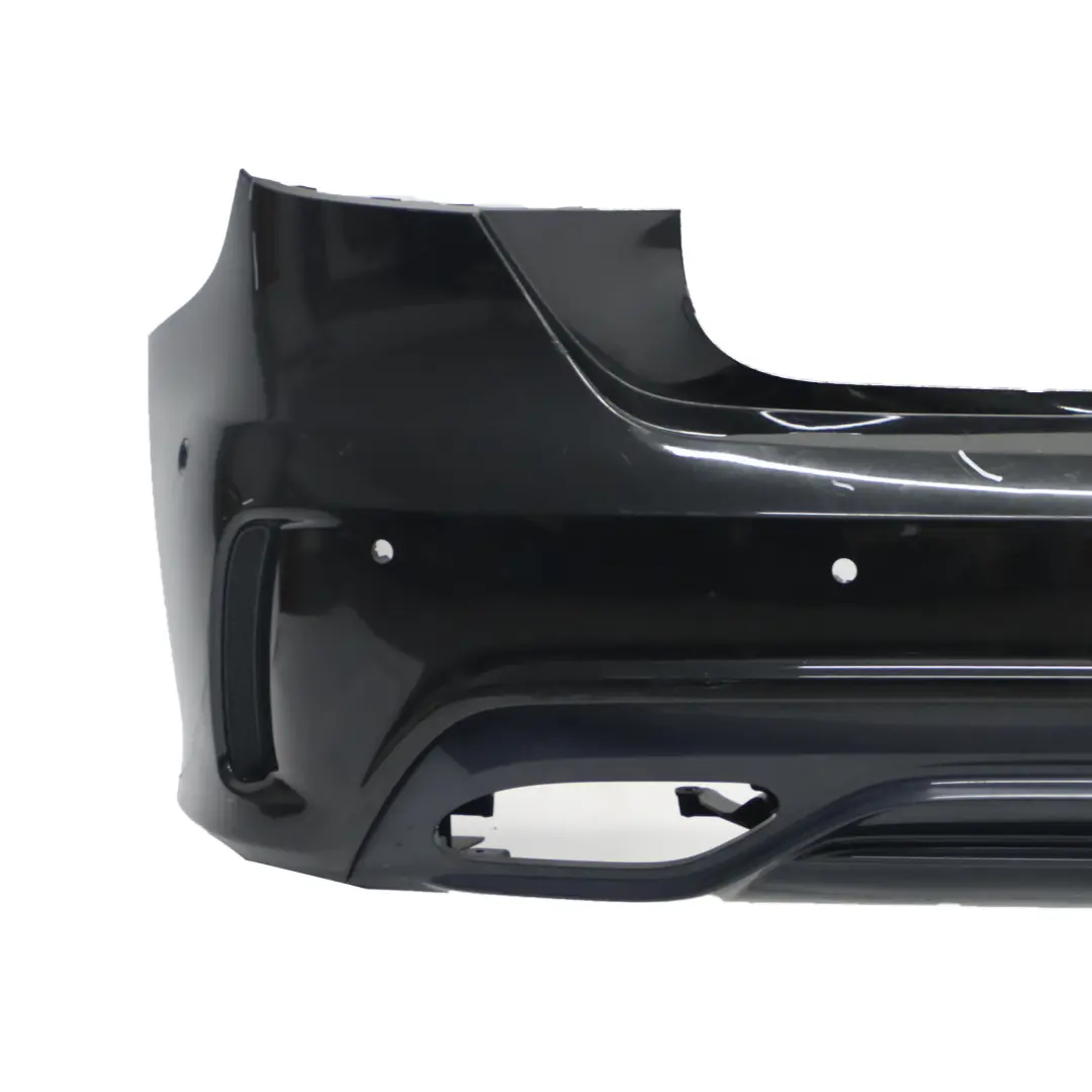 Mercedes W176 Bumper Rear Trim Panel Cover AMG Kosmos Cosmic Black Metallic 191