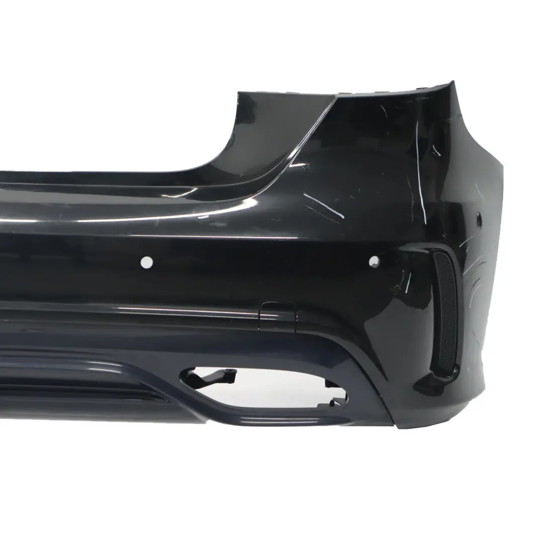 Mercedes W176 Bumper Rear Trim Panel Cover AMG Kosmos Cosmic Black Metallic 191