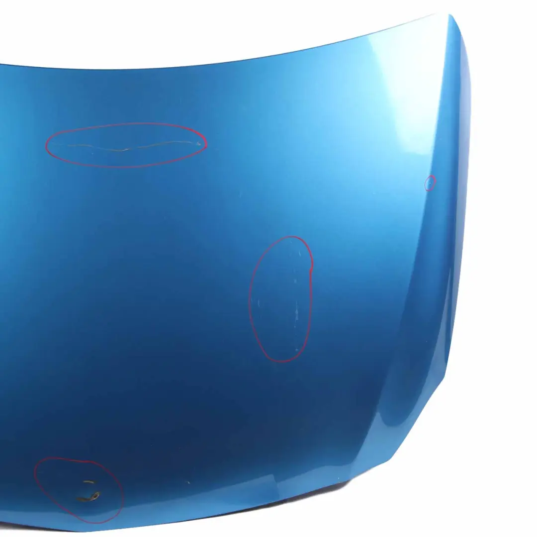 Mercedes W176 Hood Bonnet Trim Panel Cover South Seas Blue Metallic - 162