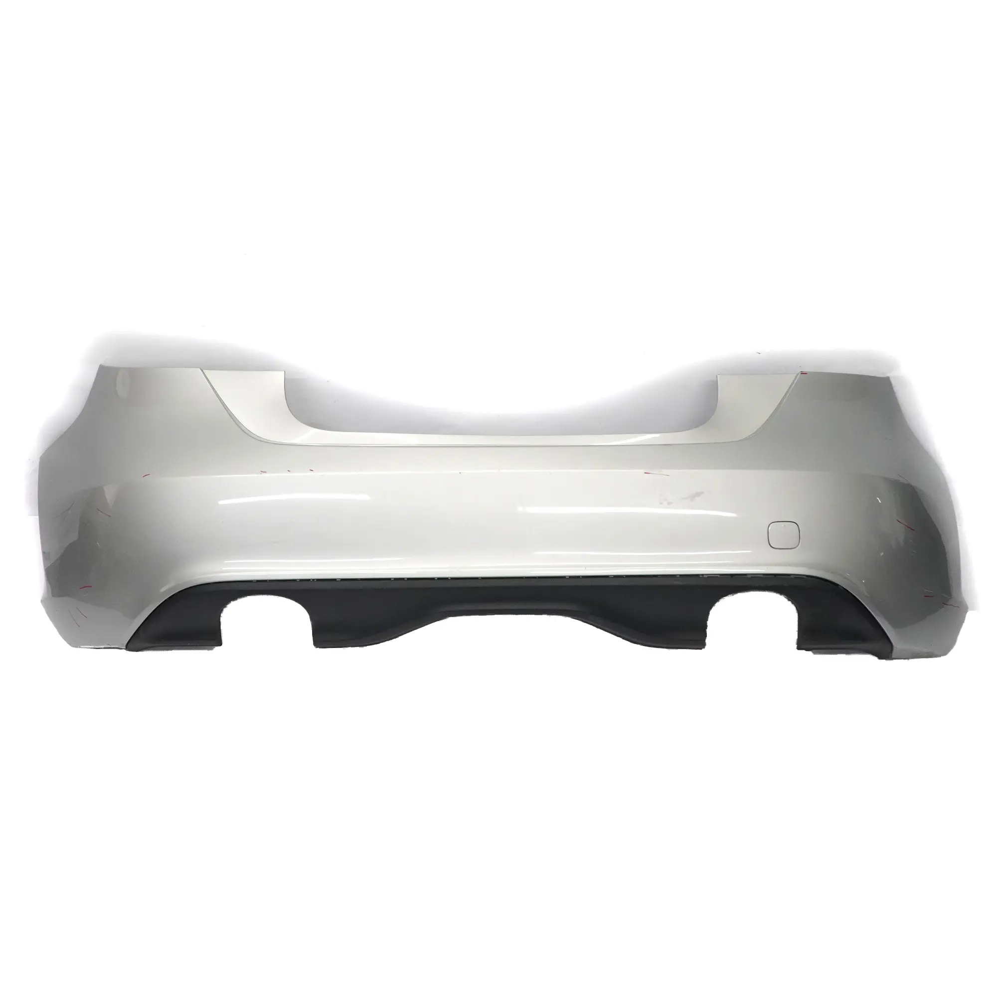 Mercedes W176 Bumper Rear Trim Panel Cover Polar Silver Metallic - 761