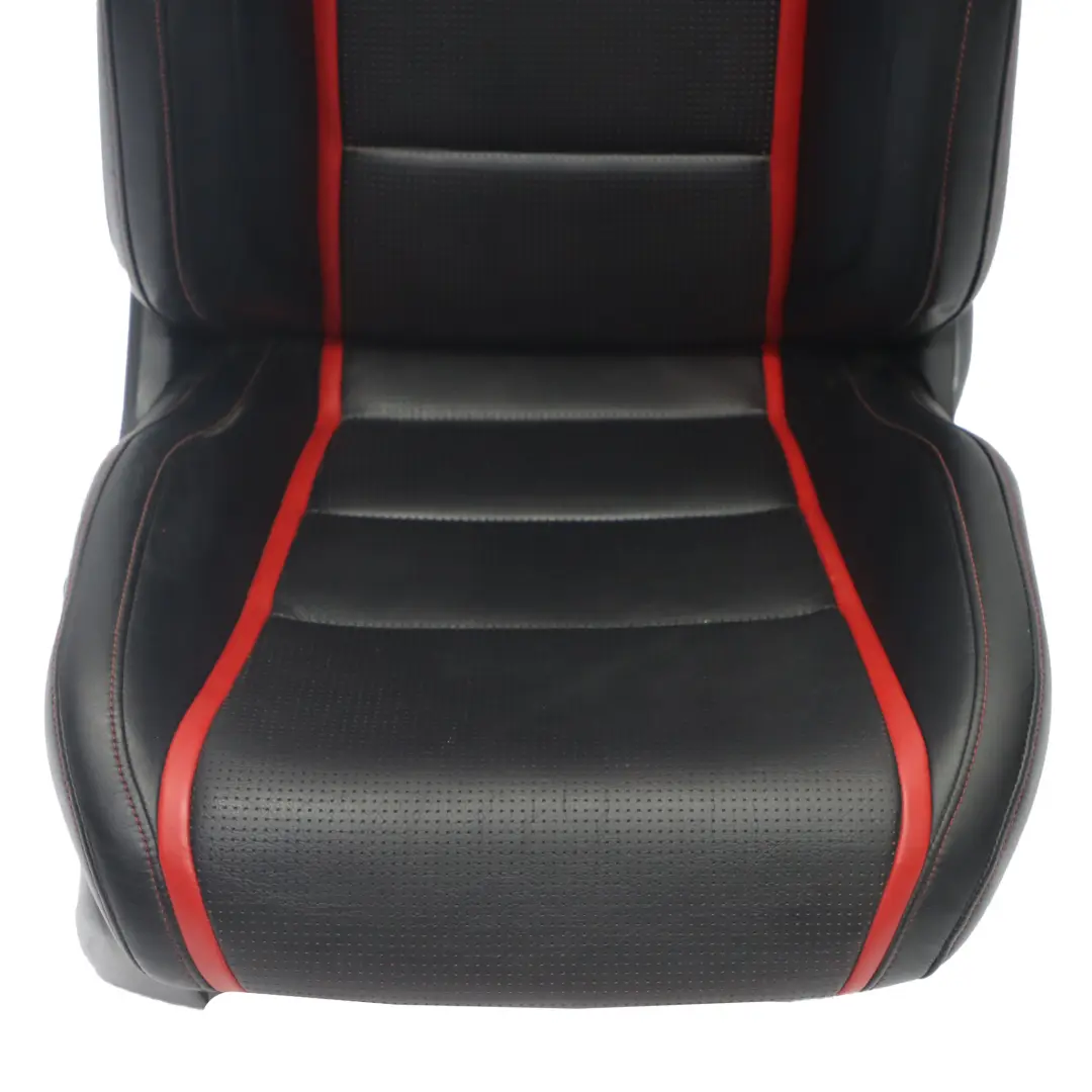 Front Seat Mercedes C117 W176 Right O/S AMG Leather Black Red Heated Memory