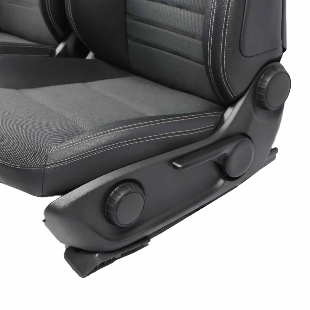 Seats Mercedes W176 Half-Leather Black Front Rear Seat Set 