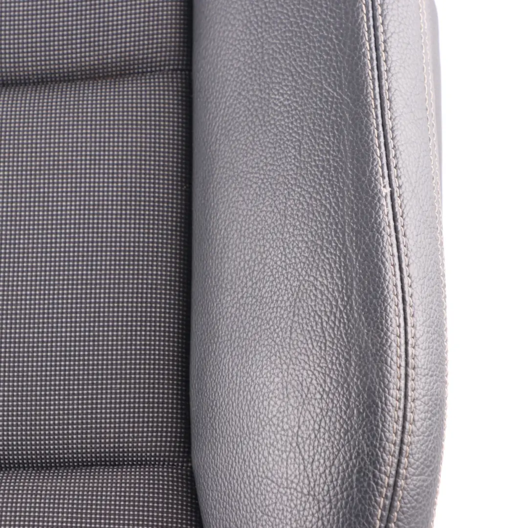 Mercedes W176 Front Seat Cover Heated Cloth Fabric Leather Black Anthracite