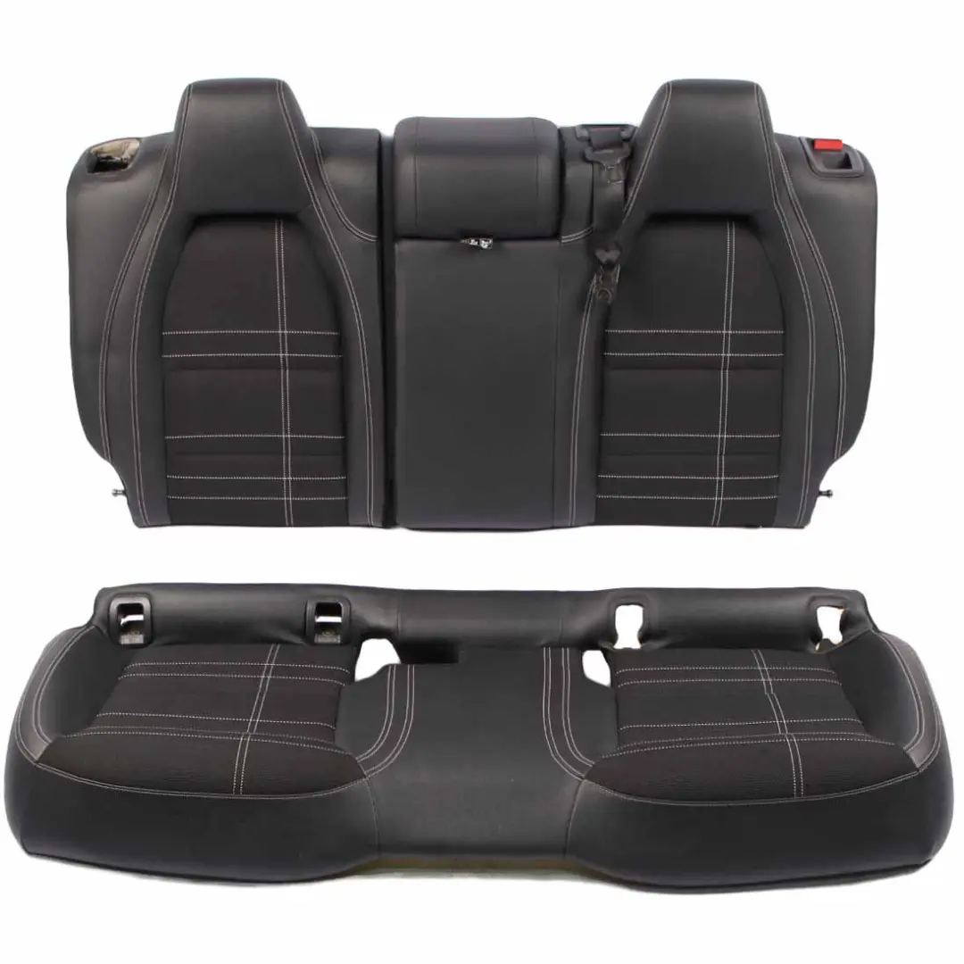 Seats Mercedes W176 Half-Leather Comfort Artico Black Front Rear Seat Door Cards