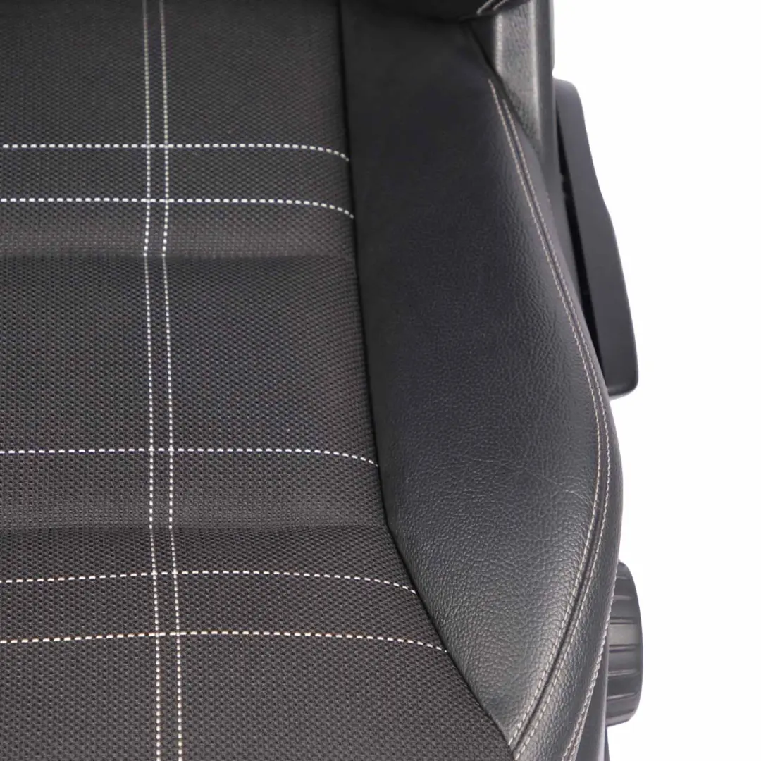 Seats Mercedes W176 Half-Leather Comfort Artico Black Front Rear Seat Door Cards