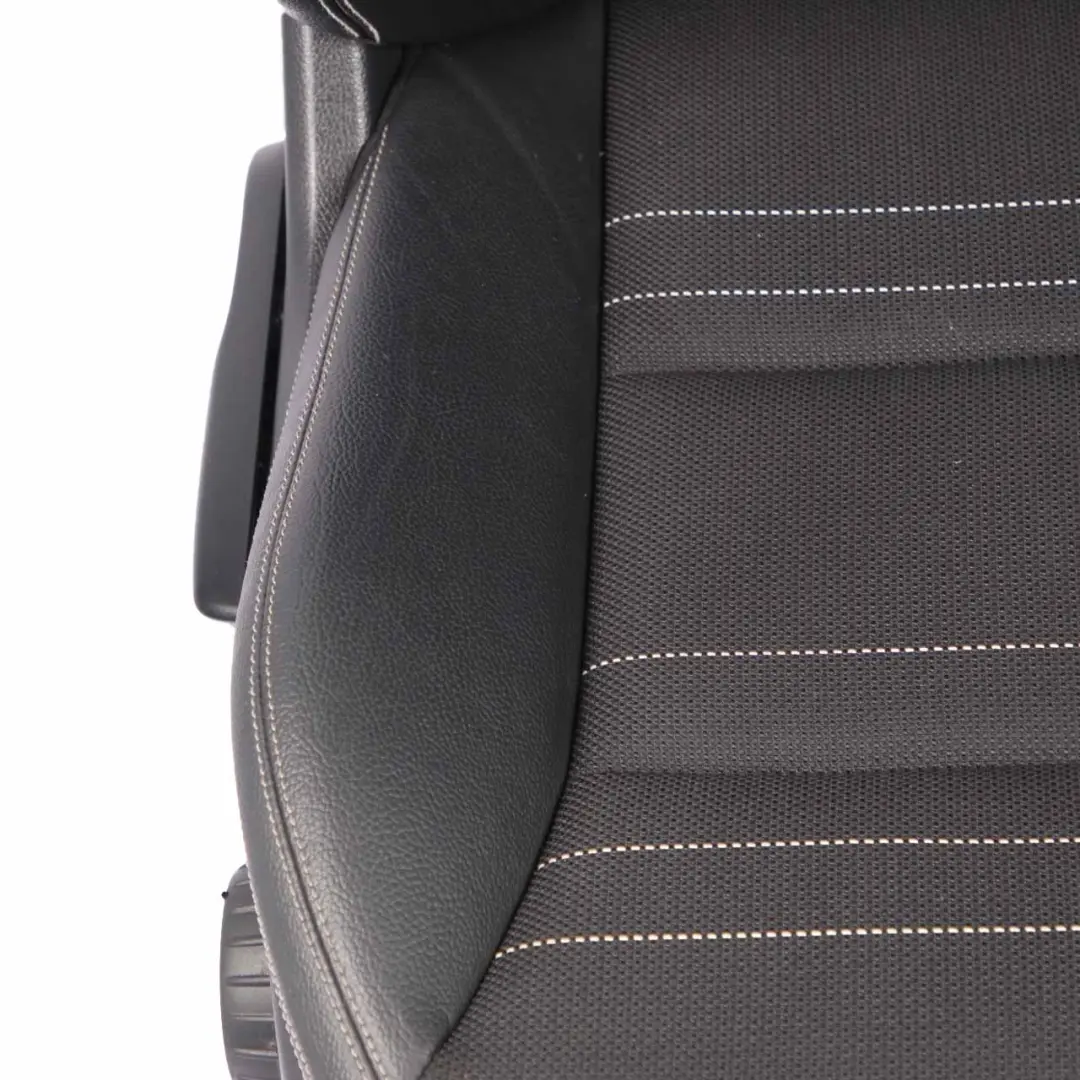 Seats Mercedes W176 Half-Leather Comfort Artico Black Front Rear Seat Door Cards