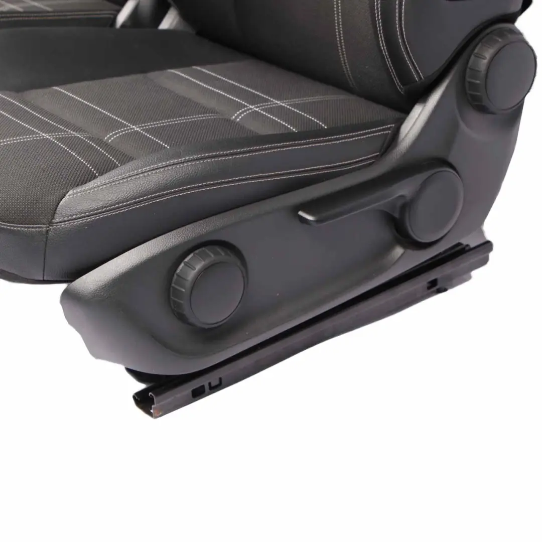 Seats Mercedes W176 Half-Leather Comfort Artico Black Front Rear Seat Door Cards