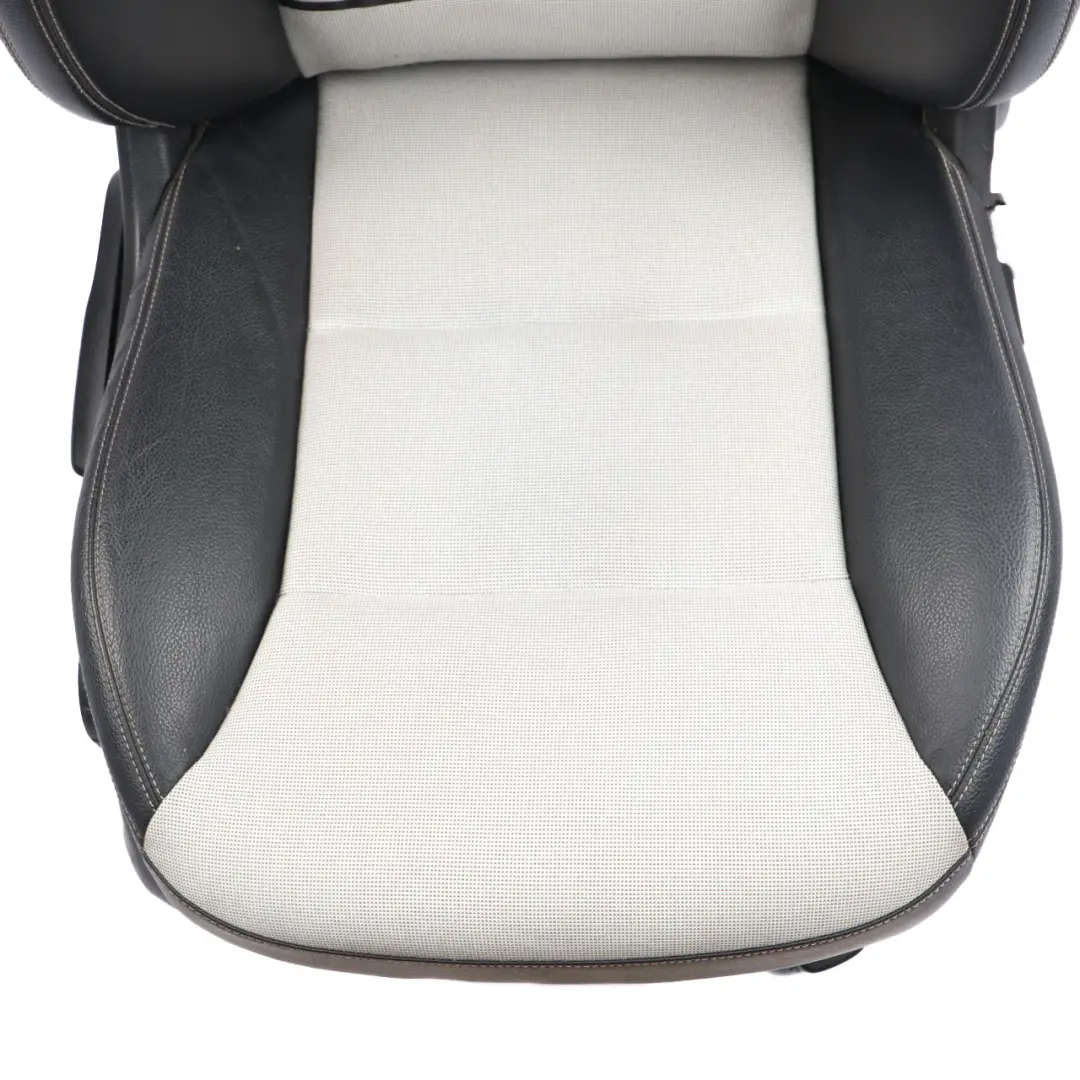 Front Seat Mercedes W176 Right O/S Fabric Cloth White Imitation Leather