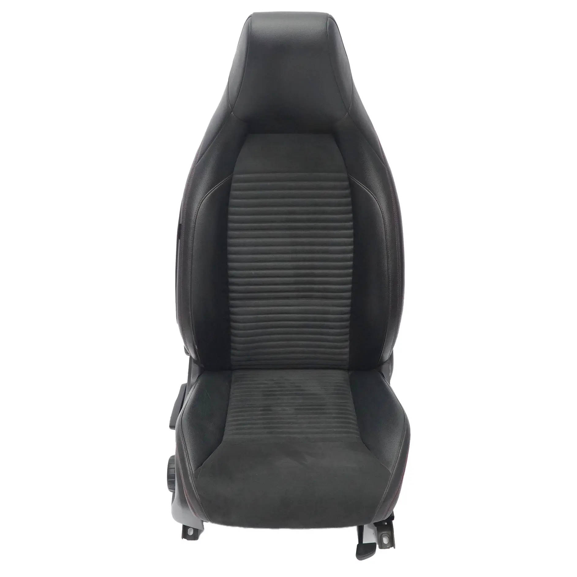 Mercedes W176 Asiento Delantero Derecho Tela Imitación Cuero Microfibra Negro