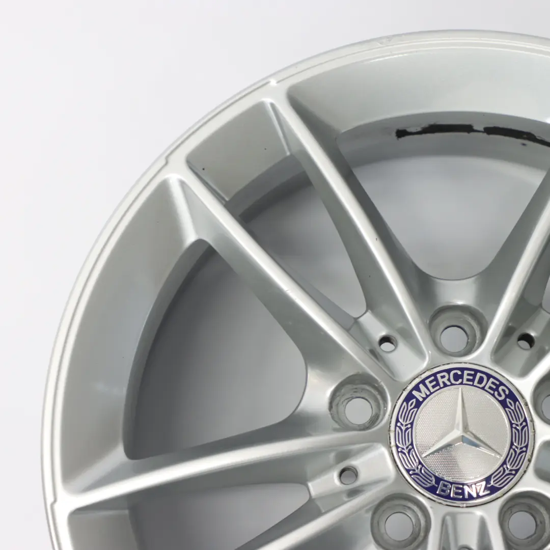 Mercedes C118 W177 W247 Silberne Leicht metall felge 16" ET:44 6,5J A1774010100