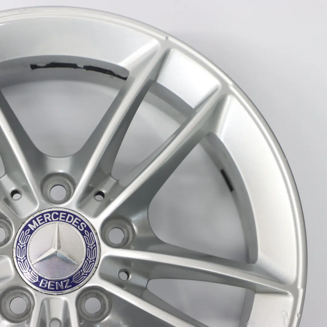 Mercedes C118 W177 W247 Silberne Leicht metall felge 16" ET:44 6,5J A1774010100