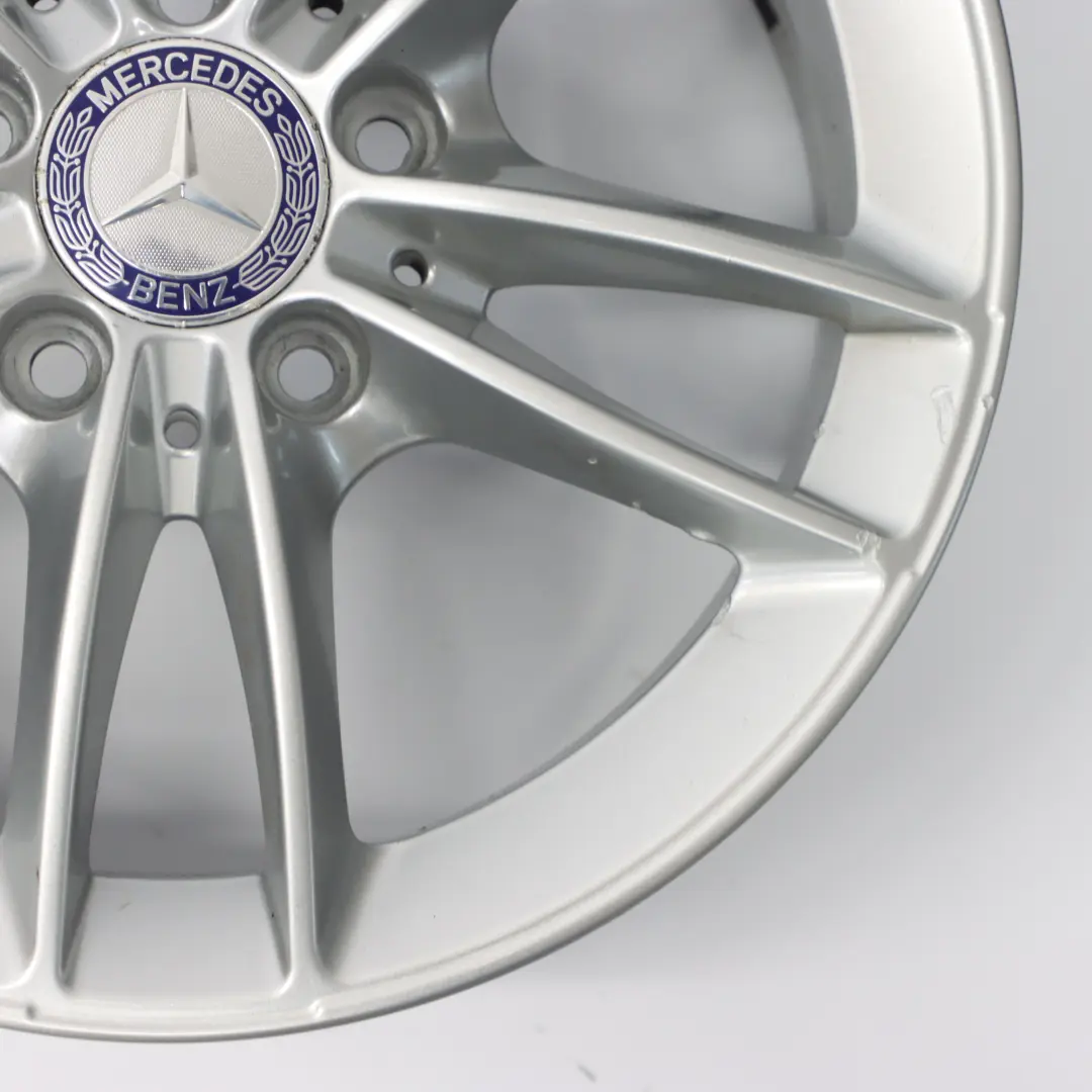 Mercedes C118 W177 W247 Silberne Leicht metall felge 16" ET:44 6,5J A1774010100