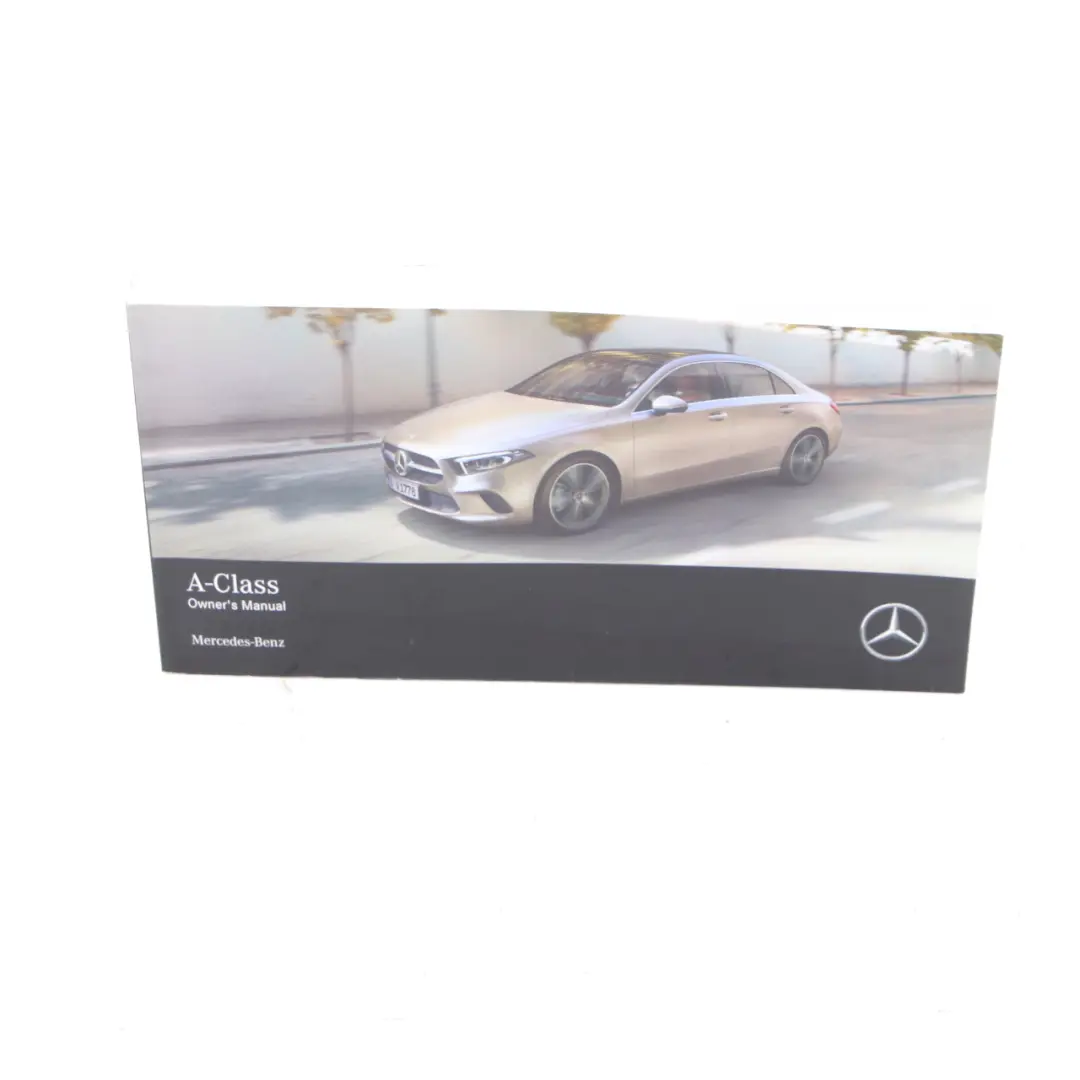 Mercedes W177 Owner's Handbook Service Booklet Slipcase Pouch Case Wallet