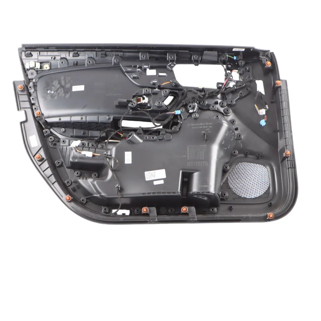 Mercedes W177 Door Card Front Right O/S Trim Panel Cover Interior Leather Black