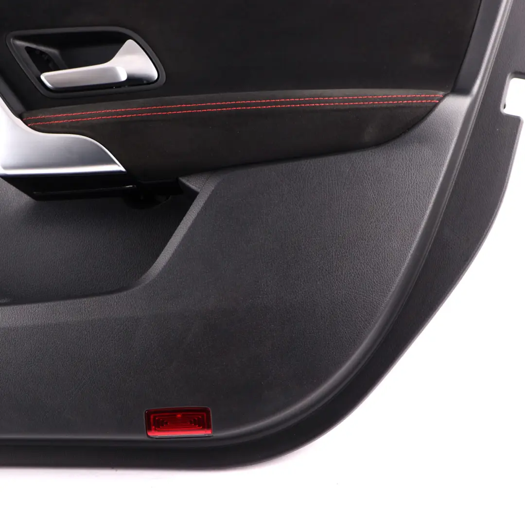 Front Door Card Mercedes W177 Right O/S Trim Panel Cover Microfiber Black