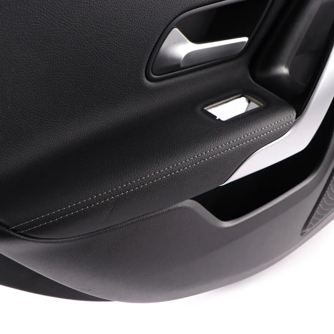 Hintere Tür Karte Mercedes W177 Links Trim Panel Cover Leder Schwarz