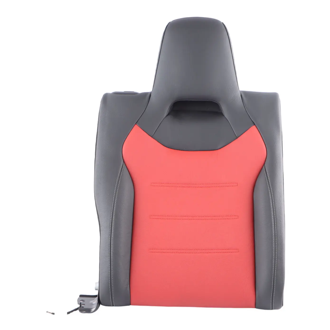 Seat Backrest Mercedes W177 Rear Right O/S Leather Black Red AMG Performance