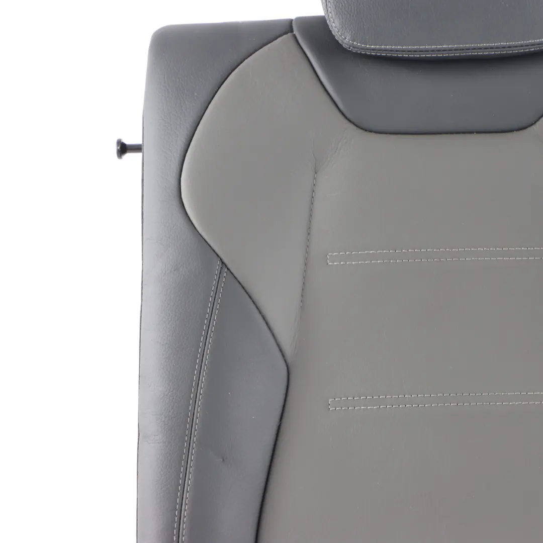 Mercedes V177 Seat Backrest Cover Rear Right O/S Black Leather A1779204002