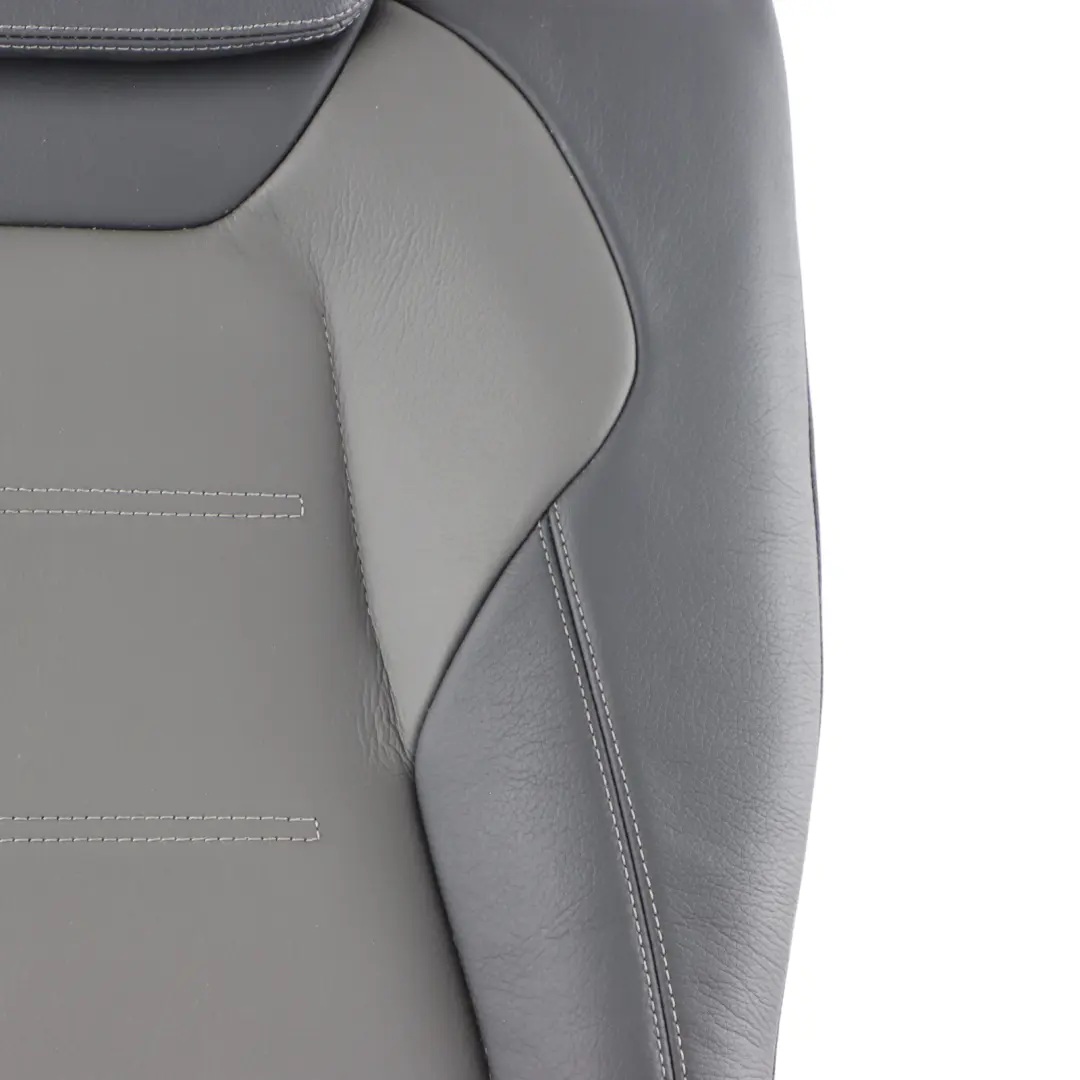 Mercedes V177 Seat Backrest Cover Rear Right O/S Black Leather A1779204002