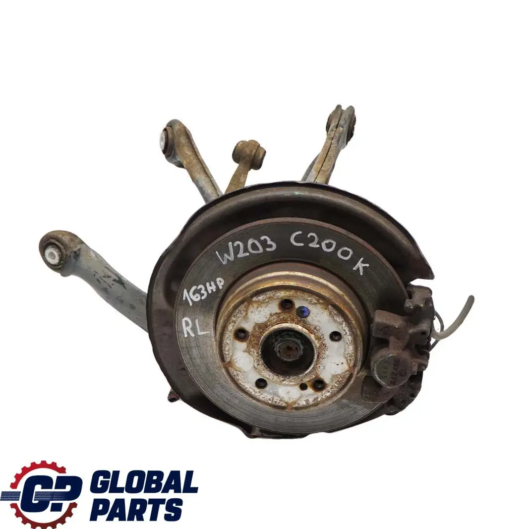 Mercedes-Benz C-Class W203 C 200 K Rear Left N/S Suspension Leg Brake Wheel Hub