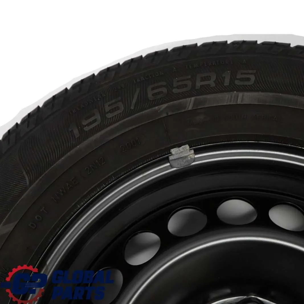 Mercedes-Benz W203 S203 Spare Wheel Steel 15" 6J Tyre R15 195/65 A2034000002