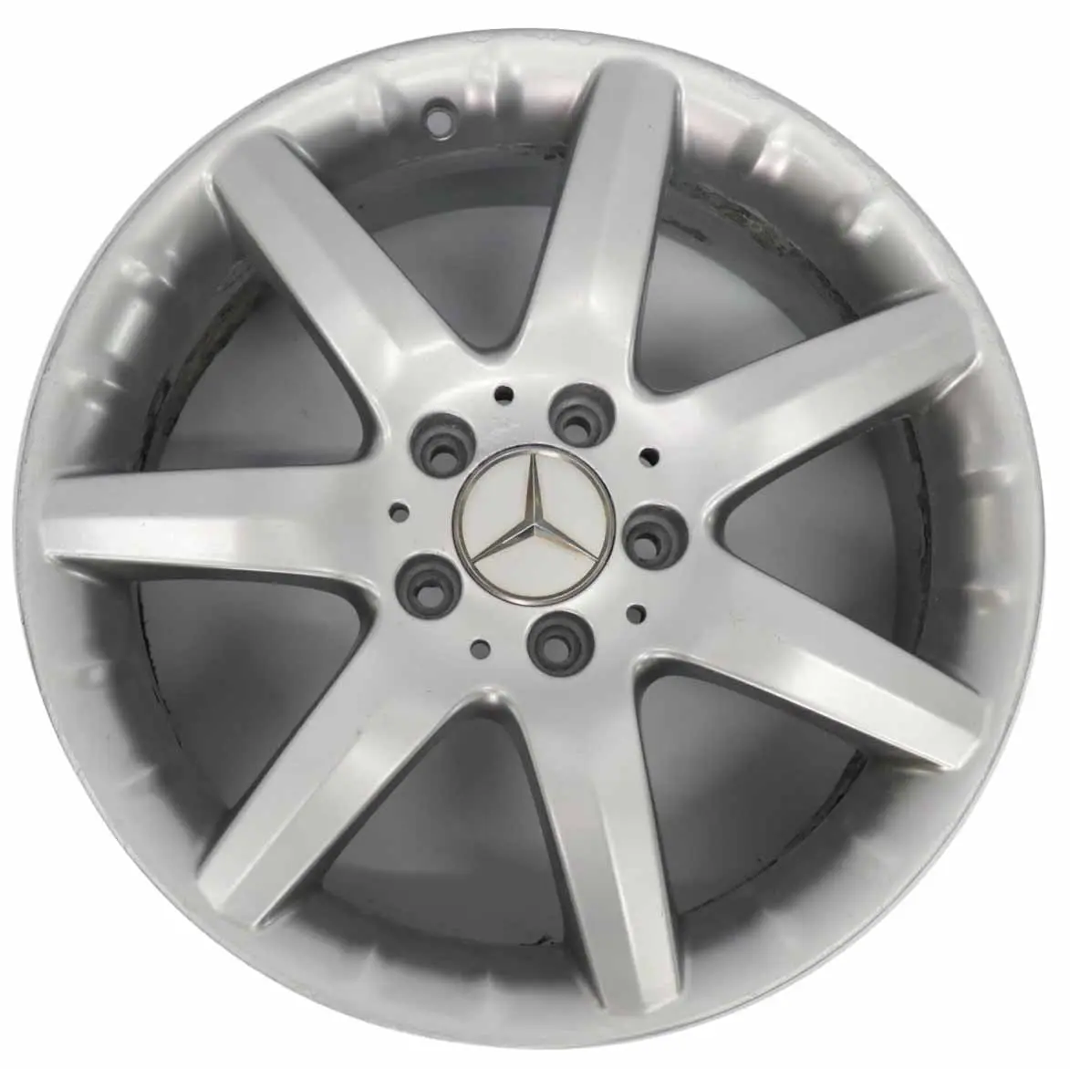 Mercedes W203 Silver Alloy Wheel Rim 7 Spoke 17" ET:37 7,5J A2034011802