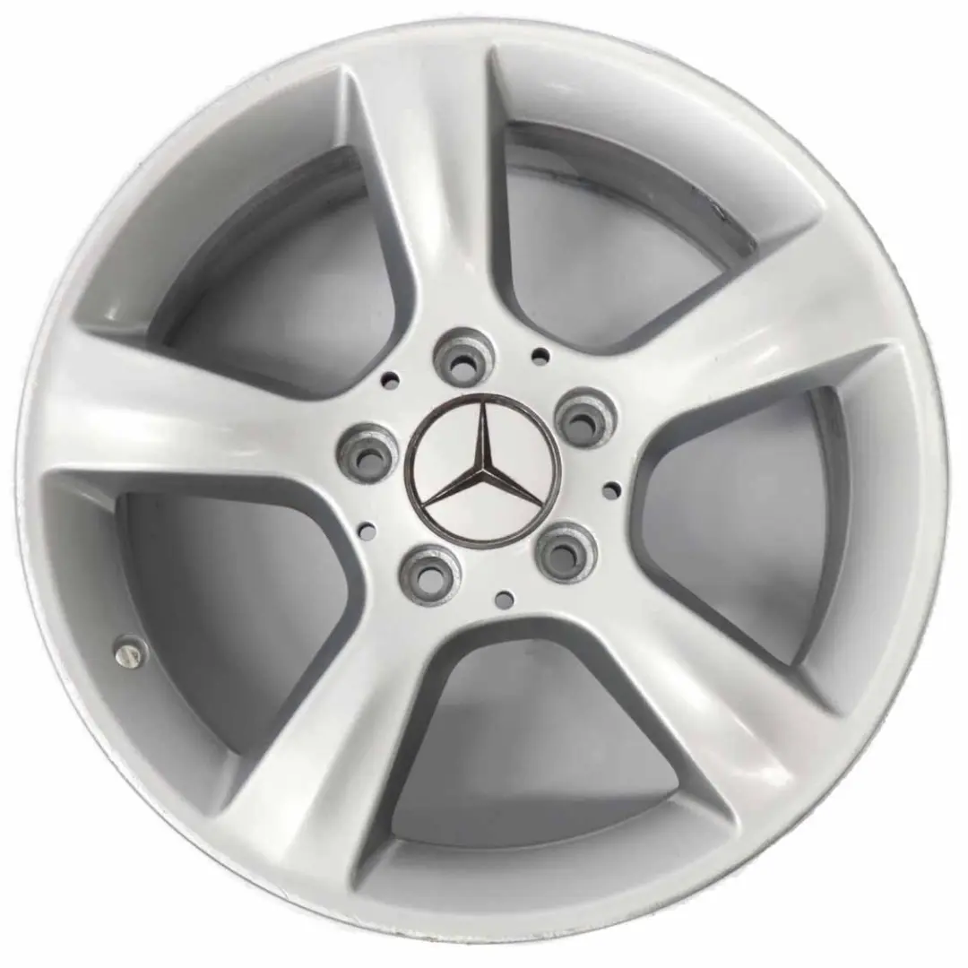 Mercedes W203 Silberne Leichtmetallfelge 5 Speichen 16" ET:31 7J A2034012902