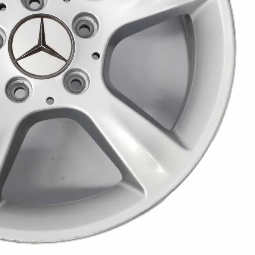 Mercedes W203 Silberne Leichtmetallfelge 5 Speichen 16" ET:31 7J A2034012902