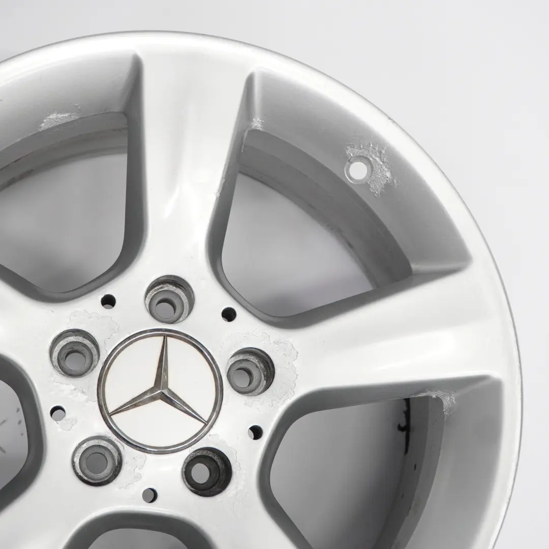 Mercedes W203 Silberne Leichtmetallfelge 5 Speichen 16" ET:32 8J A2034013102